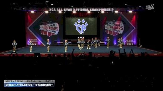 Cheer Athletics - Starburst [2026 L1 Mini - Small - A Day 1] 2026 NCA All-Star National Championship
