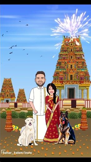 Tamil Wedding Invitation l South Indian Wedding