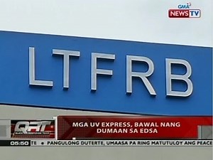 QRT: Mga UV express, bawal nang dumaan sa EDSA