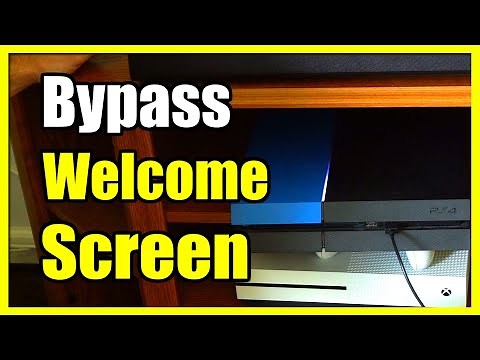How to bypass Welcome Back to PlayStation Screen on PS4 Console (Press The PS Button)