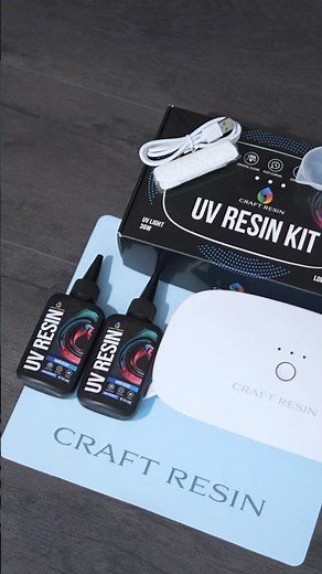 🔆 Craft Resin UV Resin Kit – Everything you need for crafting in one box!