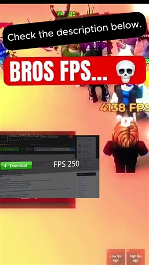 Flex Your FPS in Roblox 😈 (240 FPS)