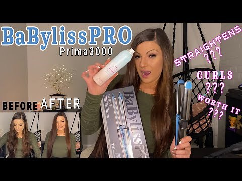 BABYLISS PRO PRIMA 3000 REVIEW ($190 Vs. $33 Flat Iron) IS IT WORTH IT?