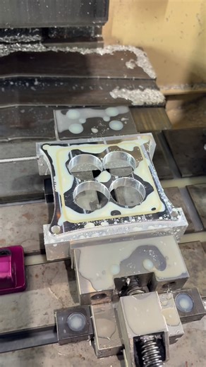 Production of our Modular Carb spacers keeps on rolling. #billetcarbspacers #cjsperformanceengineering #tuffstreetcars #cncmachining #billet #ford #Chevrolet #mopar #holden | CJS Performance Engineering