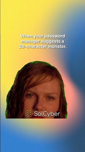 POV: When your password manager suggests a 28-character monster.