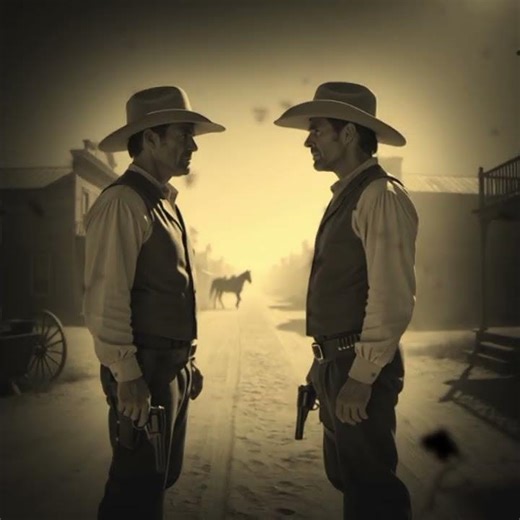 1880's Wild west town 🗽 Alone cowboy walks eyes Sharp and steady #wildweststories #historybreakdown