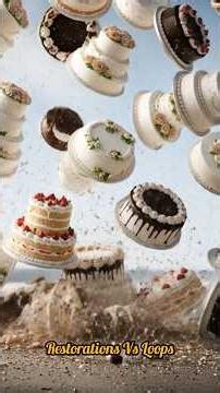 Cakes Falling From Height in Slow Motion 😱🎂 | Satisfying Destruction #shorts #explore