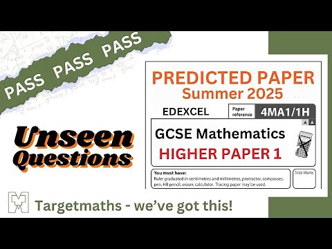GCSE Maths Predicted Paper 1 Higher | Summer 2025 | GCSE Maths Revision