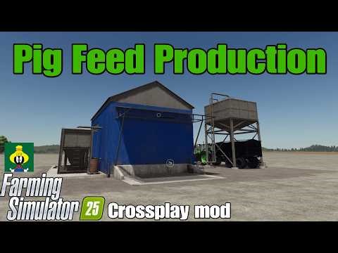 Pig Feed Production / FS25 crossplay mod