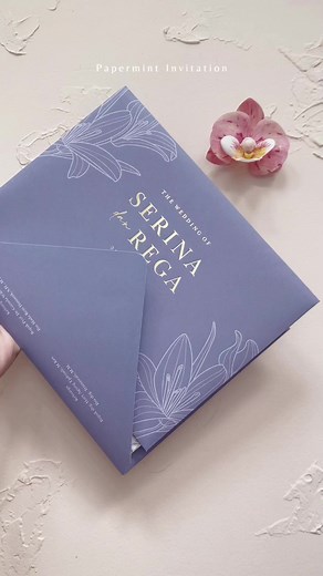 Serina and Rega✨️| Aesthetic Wedding Invitation Inspiration