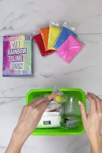 LAEVO Rainbow Slime Kit for Ultimate Slime Crafting Fun