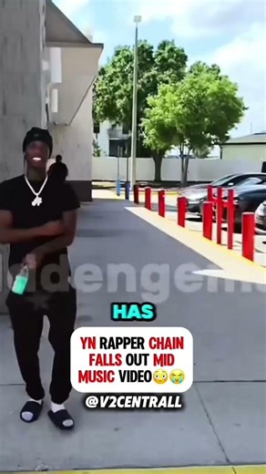 yn rapper chan falls out mid music video