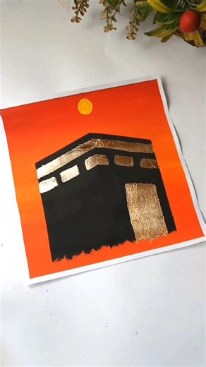 What's About My "KABA🕋" Beautiful Painting🥰🎨✨ #Allah #shorts #art #viral #trending #aryan