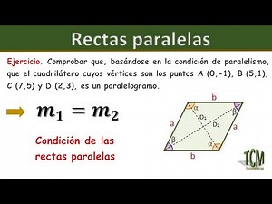 Rectas Paralelas | Ejercicio | Paralelogramo