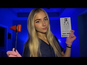 ASMR Fast Medical Exam (testing your senses, full body physical)