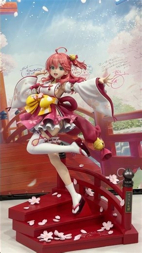 【hololive】Life-size Sakura Miko figure 等身大フィギュアになったみこちを見てきた！【さくらみこ】 #hololive #ホロライブ #shorts