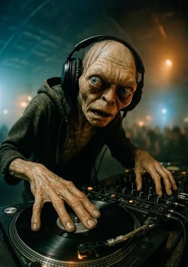 DJ Gollum: My Precious Beats!😱😱 咕嚕 DJ：我的寶貝音浪來了！😱😱#shorts