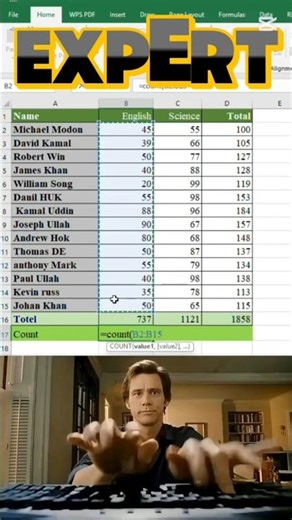 Excel Expert Trick | COUNT Shortcut in Excel | Office Excel Pro