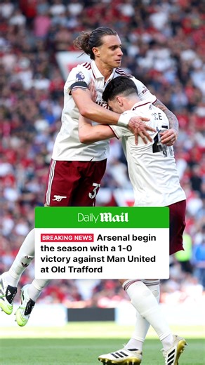 Arsenal secured their first victory of the season against Manchester United❗️🤔 | Daily Mail Sport