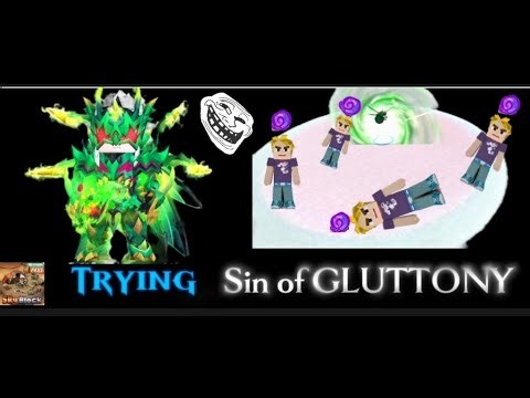Finally trying Sin of Gluttony SET in Skyblock ‪@KillerJayBG‬ #blockmango #skyblock