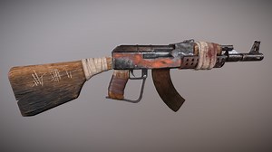 Rust AK concept - 3D model by CALD