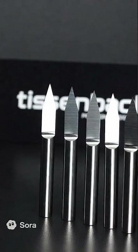 CNC Engraving V-Bit: 60° Solid Carbide Sharpness! 💎 #Shorts