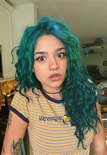 Seasick Green Hair Transformation: Curly Dye Journey