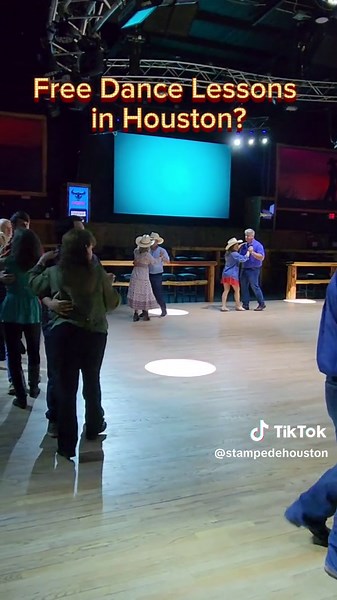 Free Dance Lessons in Houston ●Friday night at 8pm ●Stampede Houston ● No partner needed For more info: StampedeHouston.com #fypシ #viraltiktok #countrydancing #dancing #freedancelessons #linedancelessons #countrydance