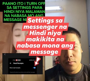 Settings sa messenger na hindi niya makikita na nabasa mona ang message #tips #remixreels #messengersettings #paano | Frederick Nieva Pantoja