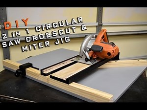 2 In 1 Circular Saw Crosscut & Miter Jig | Limited Tools Episode 003