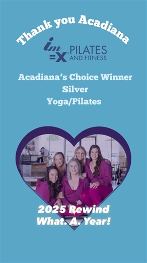 From sweaty smiles to new PRs, from “just one more” to “I did it!” — this year was full of strength, laughter, and community. 💚 Here’s to every class, every rep, and every moment that made 2025 unforgettable. ✨ Thank you, IM=X family, for showing up and making this year amazing! ✨ 👉 Hit play, tag your workout buddy, and tell us your favorite IM=X memory from 2025! #IMXPilates #IMXFamily #2025Rewind #PilatesCommunity #StrongStart2026 | IM=X Pilates and Fitness Lafayette