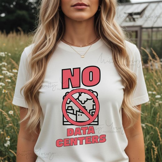 No Data Centers Shirt, Anti Data Center Protest Tee, Save Our Land, Farmer Gift, Rural Community Shirt, No Ai Activism Political T-shirt - Etsy