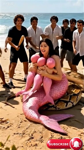 Gorgeous mother Mermaid with adorable baby girls🧜‍♀️#mermaid #funnyshorts #shorts