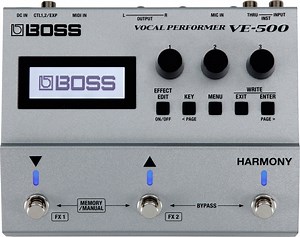 Boss VE-500 Vocal Performer Pedal