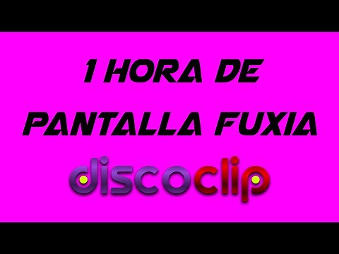 🌸 Una hora de pantalla fucsia 🎀 Pantalla de color rosa 🌸