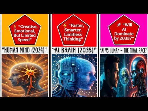 Comparison: AI vs Humans – How Artificial Intelligence Will Outsmart Us by 2035