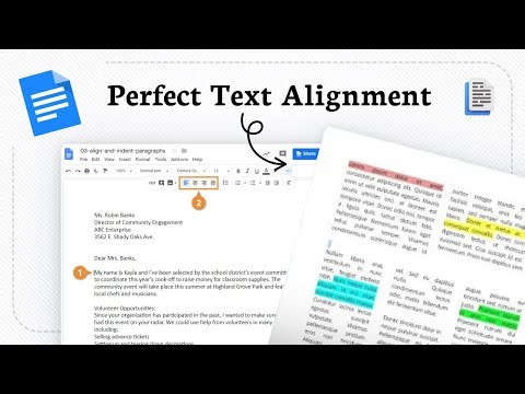How to align text in google docs (Paragraph Style)