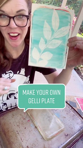DIY Giant Gelli Plate Tutorial