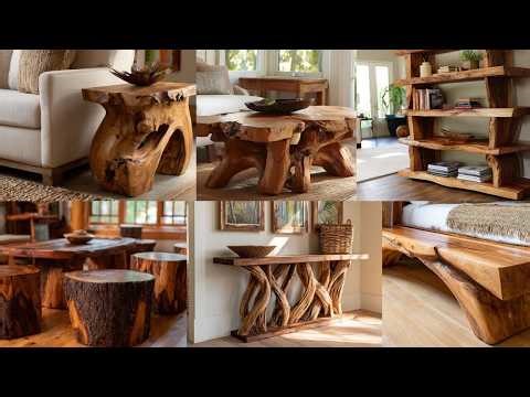 DIY Rustic Wood Furniture Makeover | Sculpted Home Decor Ideas