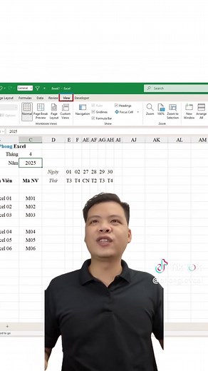 Hướng Dẫn Tạo Bảng Chấm Công Trong Excel