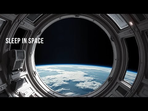 Spaceship Ambience for Deep Sleep | 5 Hours Space White Noise (4K)