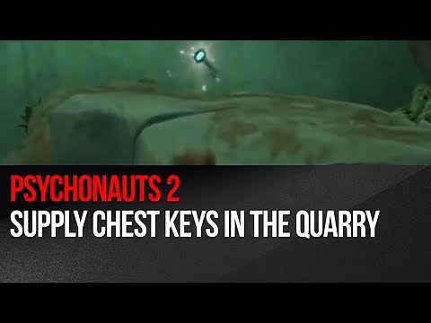 Psychonauts 2 - Supply Chest Keys in The Quarry