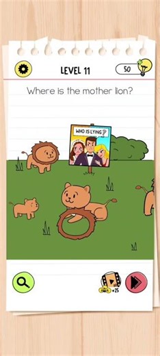 brain test game level 11 #gameplay #gaming