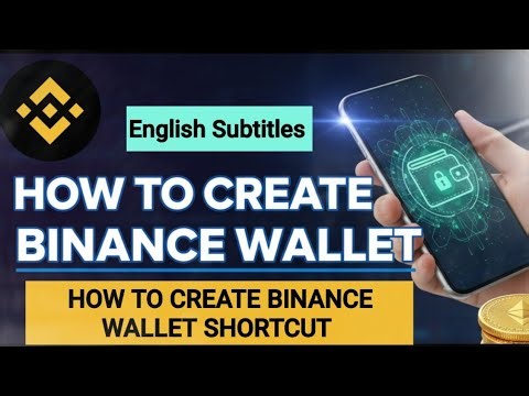How to Creative Binance Wallet | How to Create Binance Wallet Shortcut | English Subtitles
