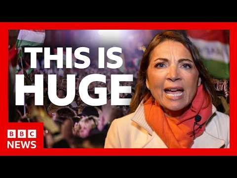 I watched Hungary’s 16-year Viktor Orbán era crumble | BBC News
