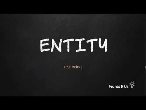How to Pronounce ENTITY in American English