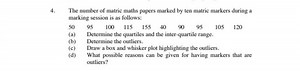 The number of matric maths papers marked by ten matric markers ... | Filo
