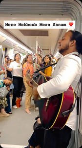 51K views · 71K reactions | Mere Mehboob Mere Sanam  Delhi Metro Follow me @arjun_bhowmick @sare_pardhan . . . . . . . #meremehboob #meremehboobmeresanam #viralsong #singing #music #songs #instagood #trendingreels #reelkarofeelkaro #trendingreelsvideo #sharukhkhan #srk #juhichawala #anumalik #sonalibendre #delhimetro #delhimetro #metro @iamsrk @iamjuhichawla @iamsonalibendre | Arjun Bhowmick | Facebook