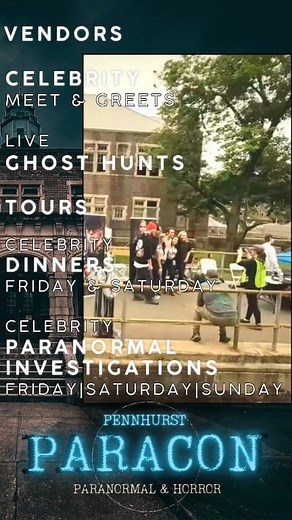 Pennhurst ParaCon 2025 📍 Location: Historic Pennhurst Asylum, Spring City, PA 📅 Date: May 17th & 18th Step beyond the veil and experience the paranormal like never before at Pennhurst ParaCon 2025! Join paranormal enthusiasts, investigators, and supernatural experts for a weekend filled with spine-tingling encounters, exclusive events, and hands-on investigations at one of America’s most haunted locations—Pennhurst Asylum. 🔮 What Awaits You at Pennhurst ParaCon? 👻 Celebrity Ghost Hunts (Frid