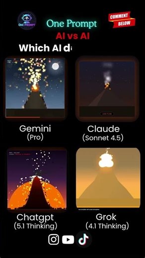 AI vs AI: Can AI Simulate a Real Volcano Eruption? 🌋 Physics vs Chaos